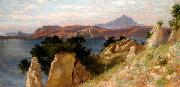 Edith Corbet Cicero's Villa and the Bay of Baiae oil on canvas